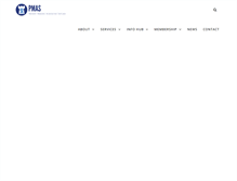 Tablet Screenshot of pmas.org.uk